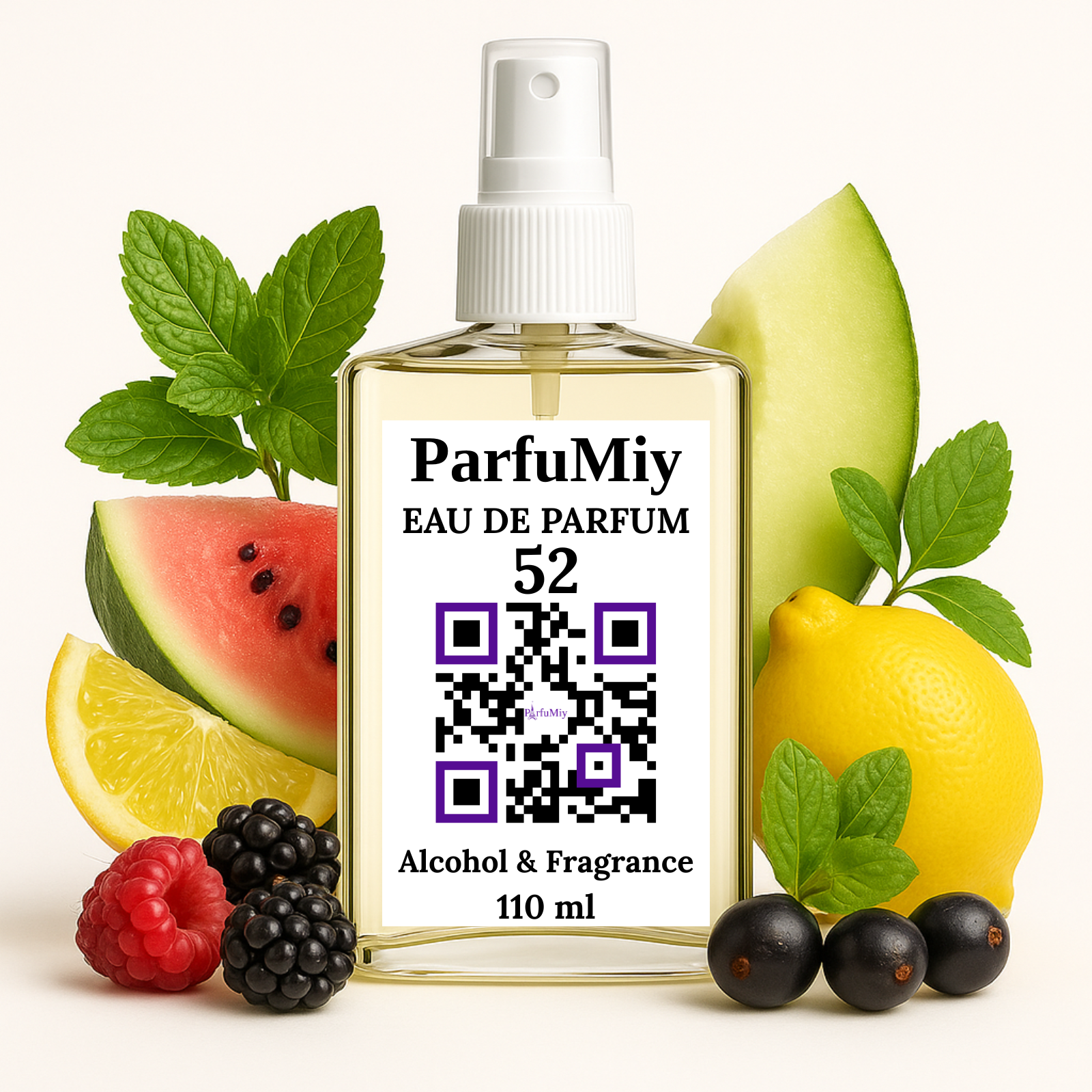 Женские духи ParfuMiy №52 (аромат похож на Cool Water Woman)