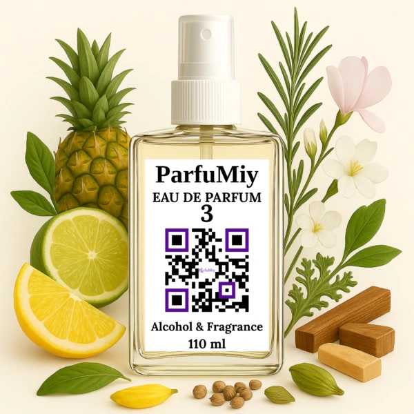 Men's perfume ParfuMiy No. 3 (scent similar to Chrome)
