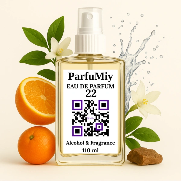Men's perfume ParfuMiy No. 22 (scent similar to Aqua Amara)